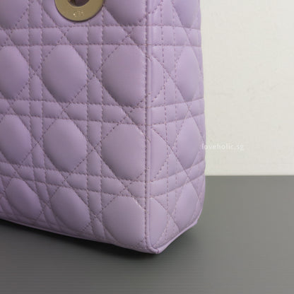 My ABC Lady Dior Small | Lilac/ Light Purple Lambskin Light Gold Hardware