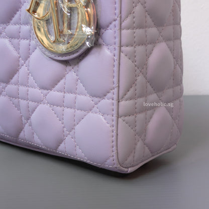 My ABC Lady Dior Small | Lilac/ Light Purple Lambskin Light Gold Hardware