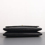 Chanel Trendy CC Flap Bag | Black Lambskin Light Gold Hardware-details