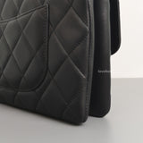 Chanel Trendy CC Flap Bag | Black Lambskin Light Gold Hardware-details