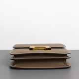 Hermes Constance Mini 18 | Etoupe Epsom Gold Hardware-side
