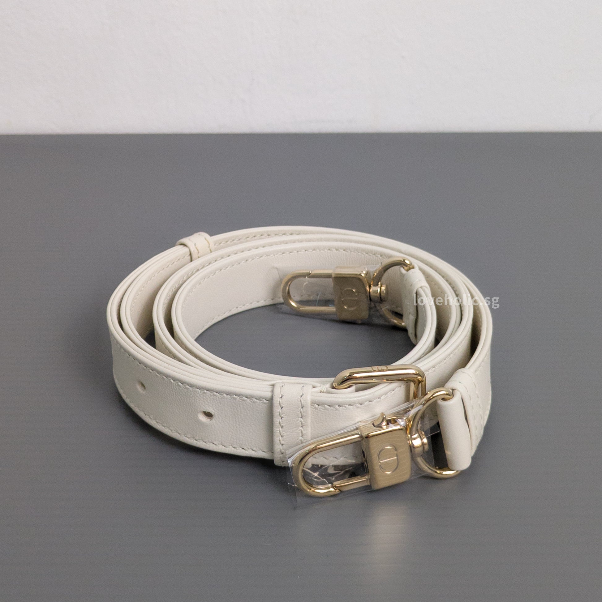 Dior Lady D-Joy Small | Latte Lambskin Light Gold Hardware-details
