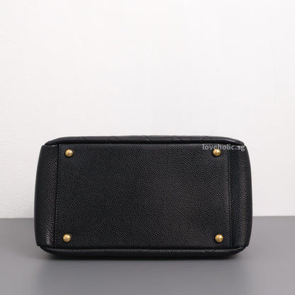 Chanel PTT Petite Timeless Tote Black Caviar Gold Hardware-details