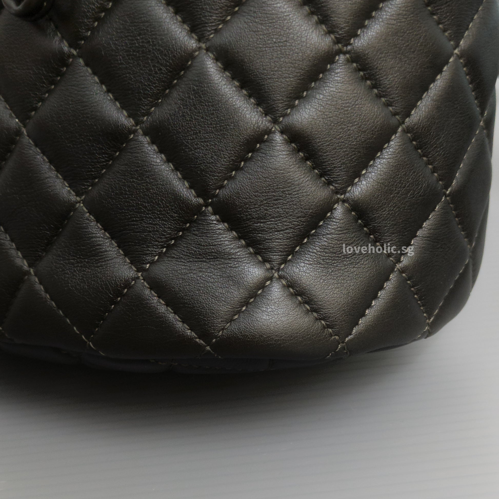 Chanel Urban Spirit Backpack Mini | Black Lambskin Gold Hardware-details