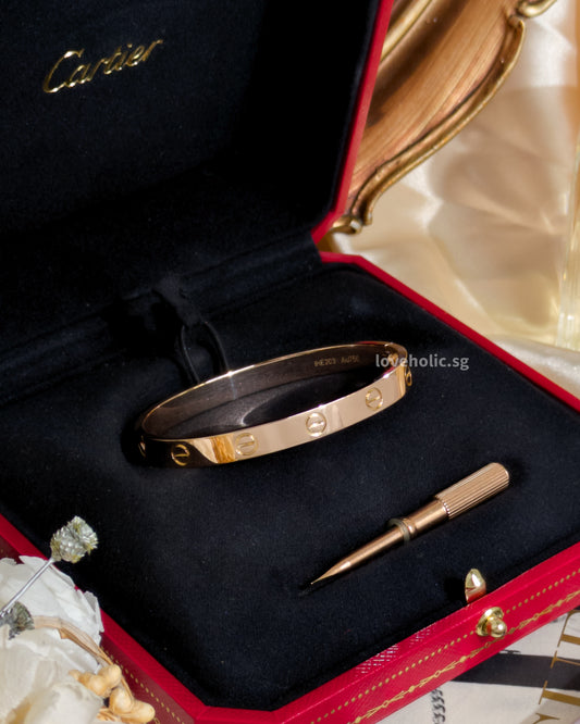 Cartier Love Bracelet Classic Size 16 | 18K Rose Gold-front