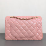 Chanel Classic Flap Small | 19S Iridescent Sakura Pink Caviar Light Gold Hardware-back