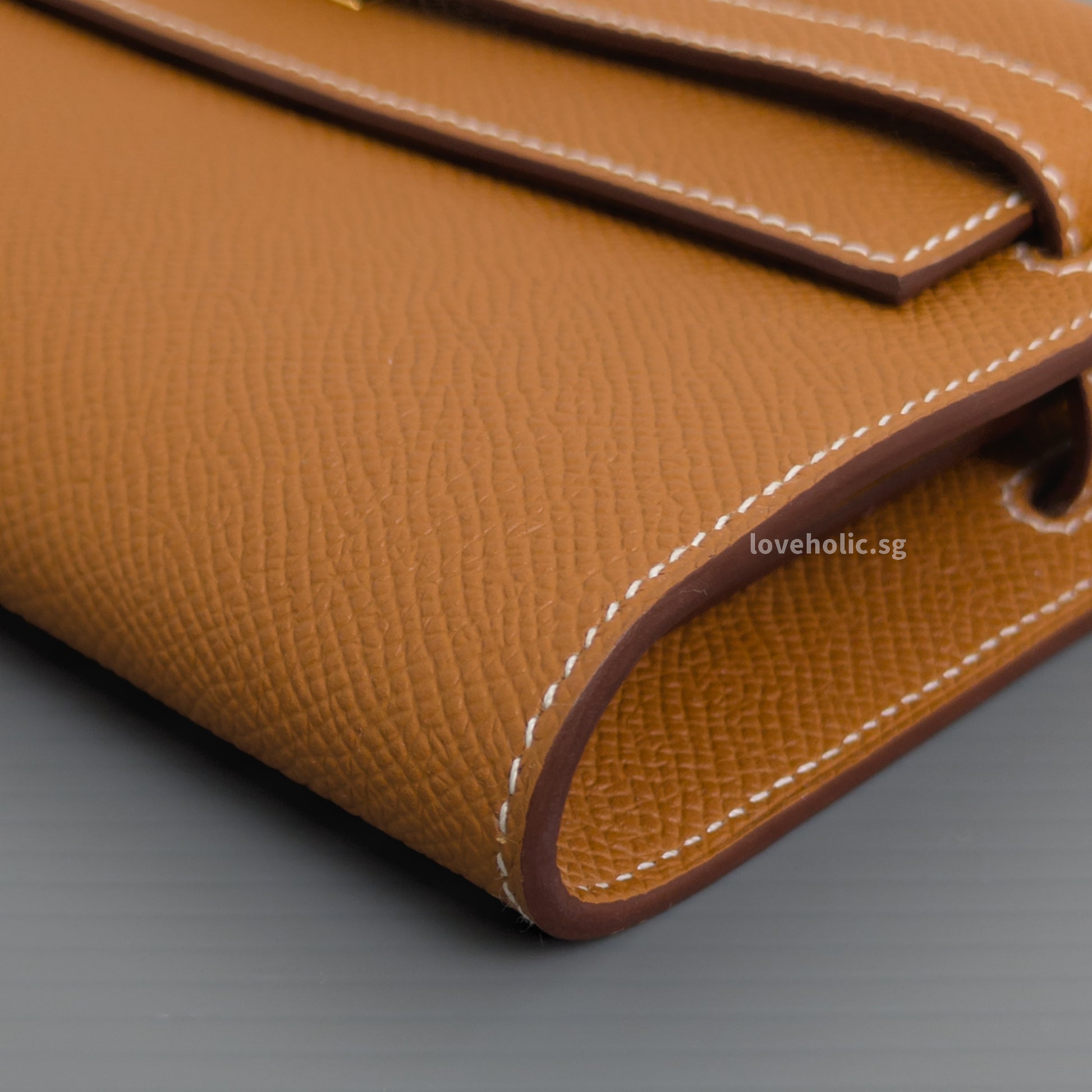Hermes Kelly To Go Gold Epsom Gold Hardware-details