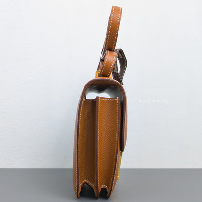 Hermes Constance 18 Mini | Gold Epsom Gold Hardware-details