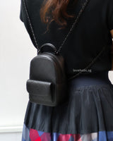 Chanel Backpack Mini | 25C SO BLACK Calfskin Black Hardware-model