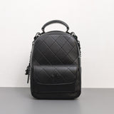 Chanel Backpack Mini | 25C SO BLACK Calfskin Black Hardware-front1