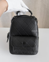 Backpack Mini | 25C SO BLACK Calfskin Black Hardware
