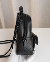 Backpack Mini | 25C SO BLACK Calfskin Black Hardware