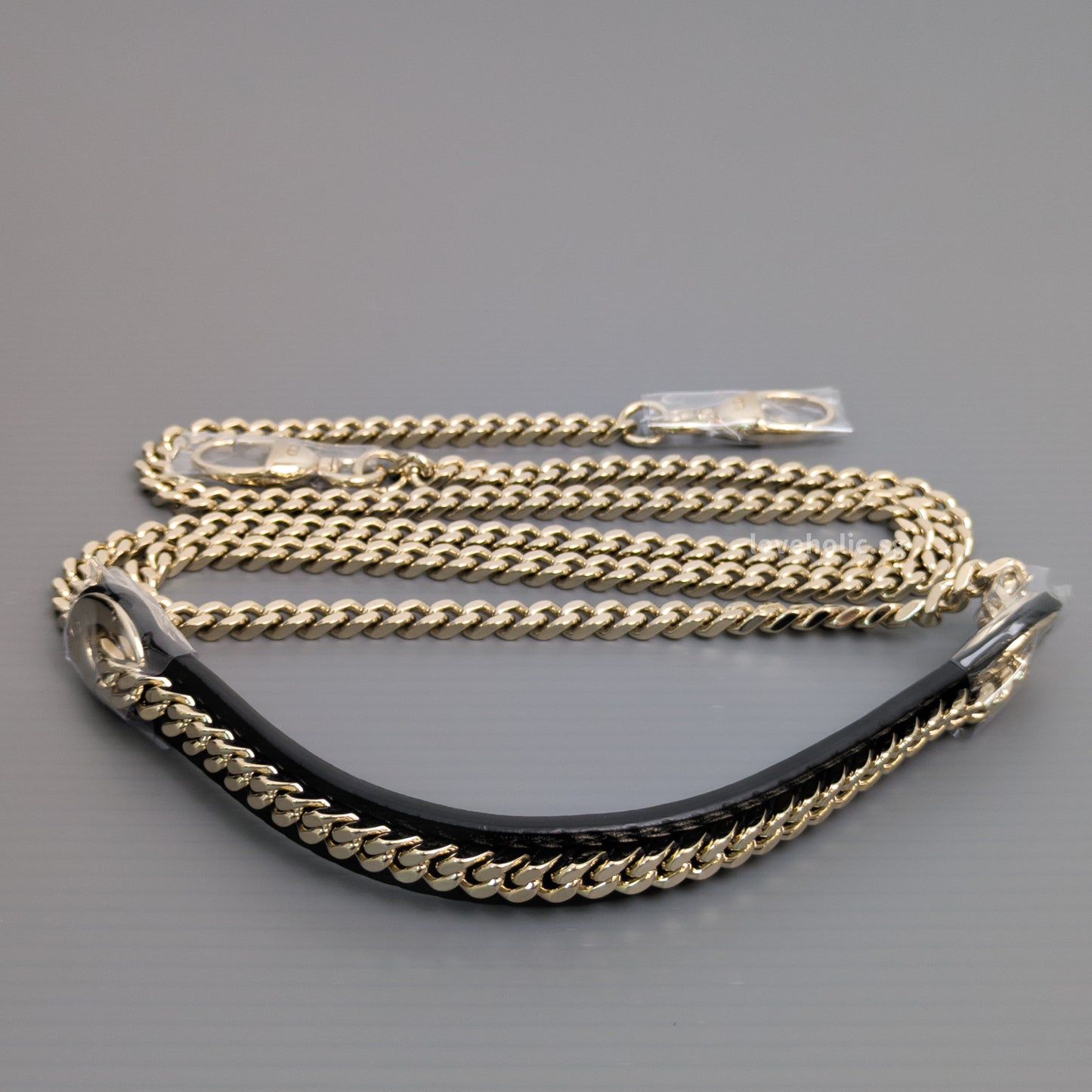 Dior Lady Dior Mini | Black Lambskin Light Gold Hardware-details