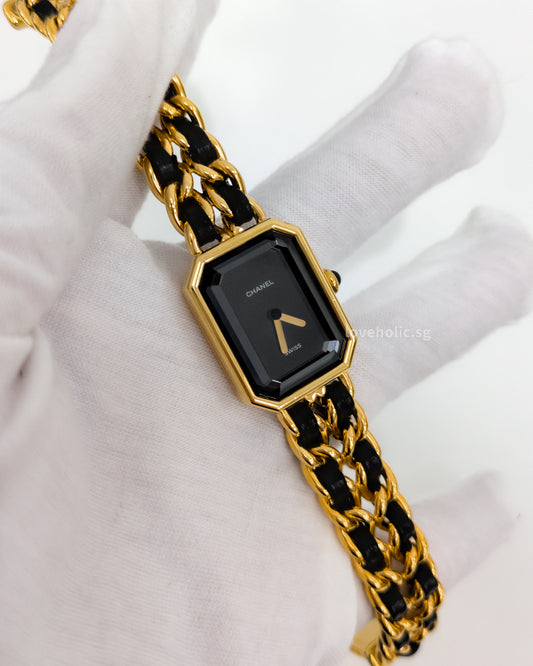 Chanel Vintage Premiere Watch 1987 M | 24K Gold Hardware-model
