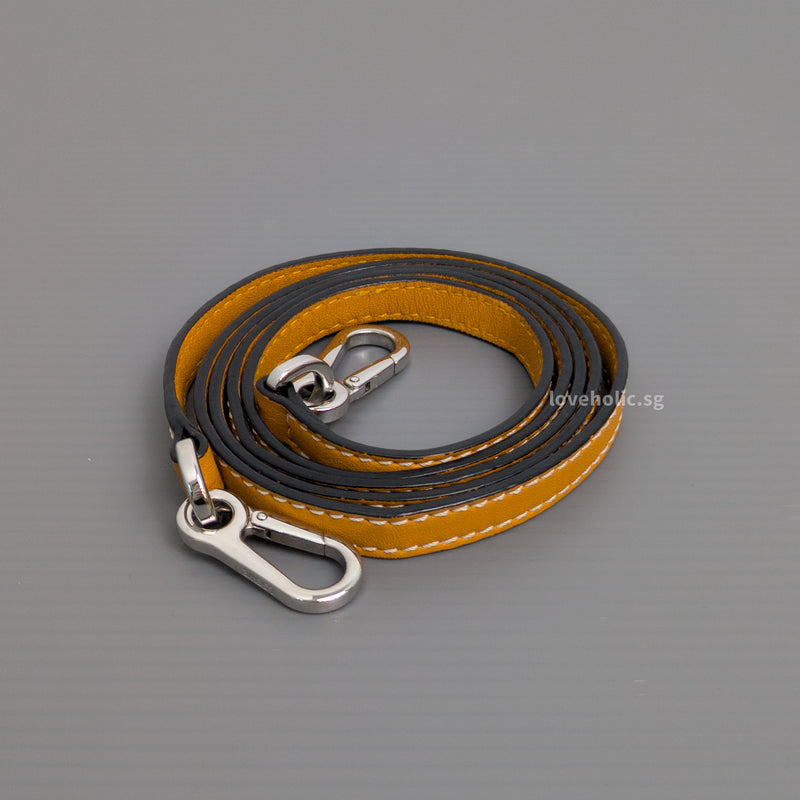 Loewe Puzzle Mini | Sunflower Calfskin Silver Hardware-details