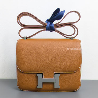 Hermes Constance 19 Gold Epsom Palladium Hardware-front1