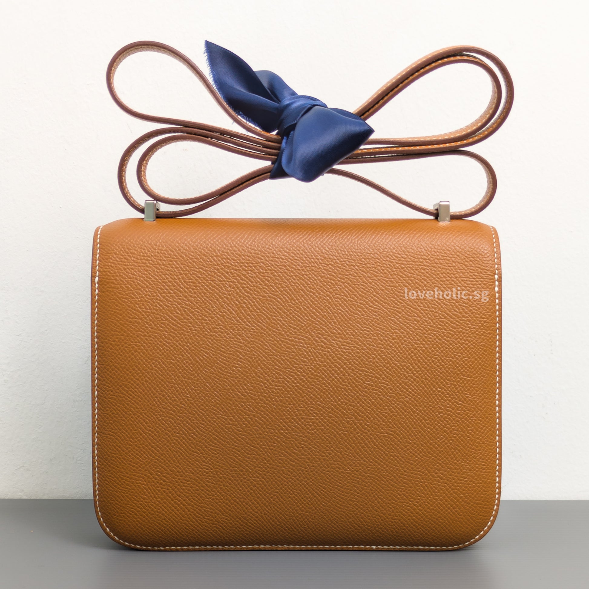 Hermes Constance 19 Gold Epsom Palladium Hardware-back