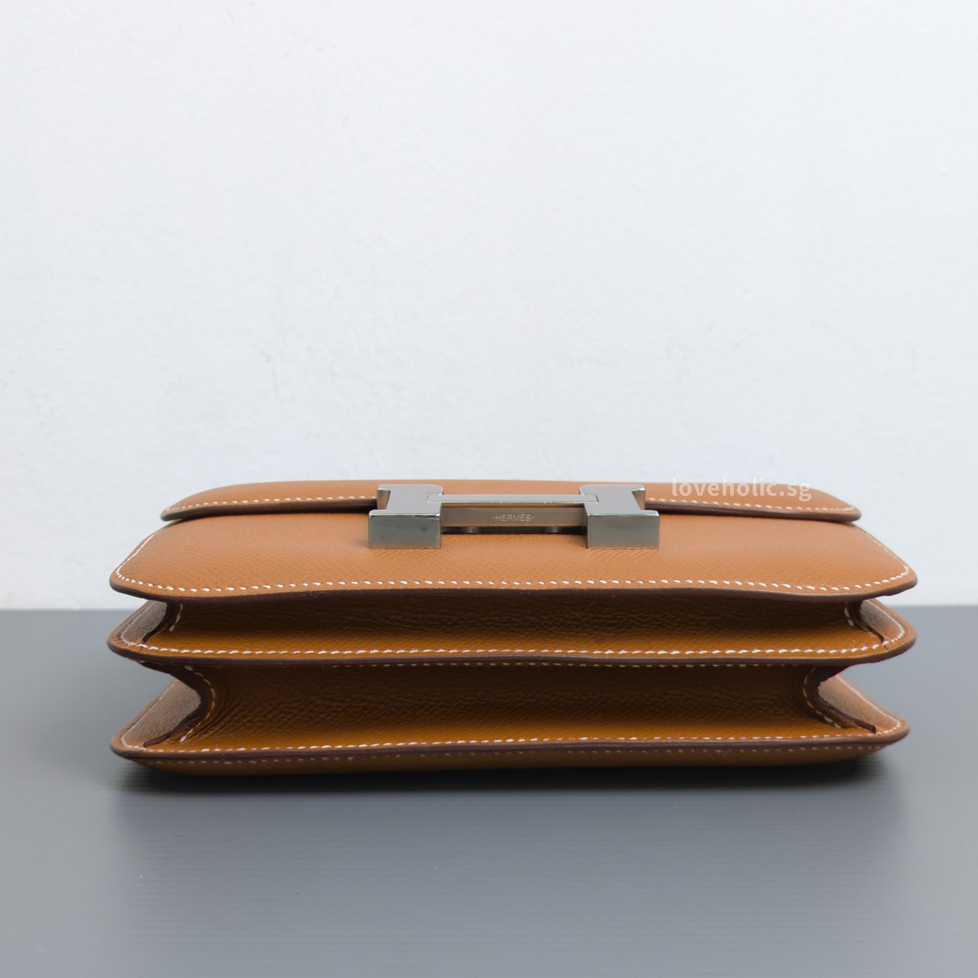 Hermes Constance 19 Gold Epsom Palladium Hardware-details