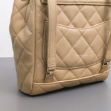 Chanel Urban Spirit Duma Mini | 24S Beige Caviar Light Gold Hardware-details