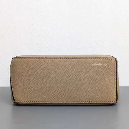 Loewe Puzzle Mini | Sand/ Mink Calfskin Gold Hardware-details