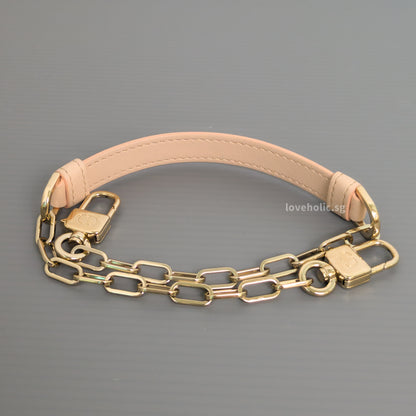 Dior Lady D-Joy Micro | Caramel Beige Lambskin Light Gold Hardware-details