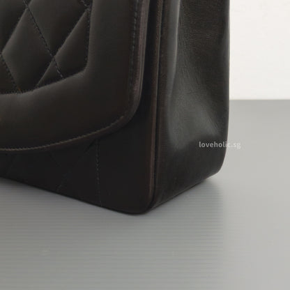 Chanel Diana Small | Black Lambskin 24K Gold Hardware-details