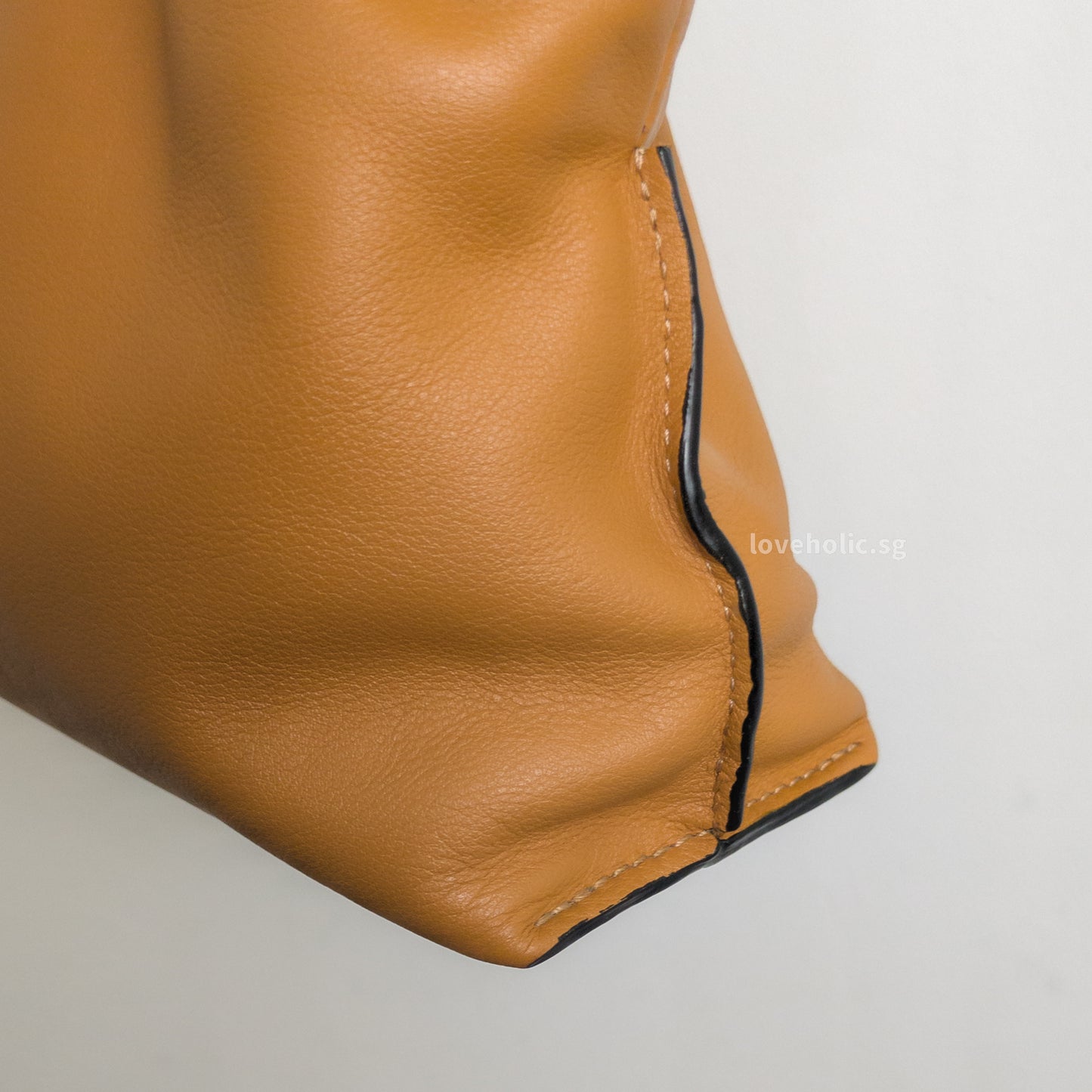 Loewe Flamenco Mini | Warm Desert Calfskin Gold Hardware-details