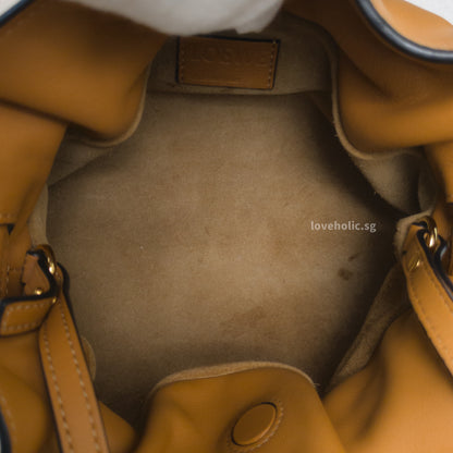 Loewe Flamenco Mini | Warm Desert Calfskin Gold Hardware-details