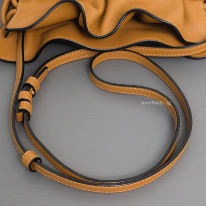 Loewe Flamenco Mini | Warm Desert Calfskin Gold Hardware-details