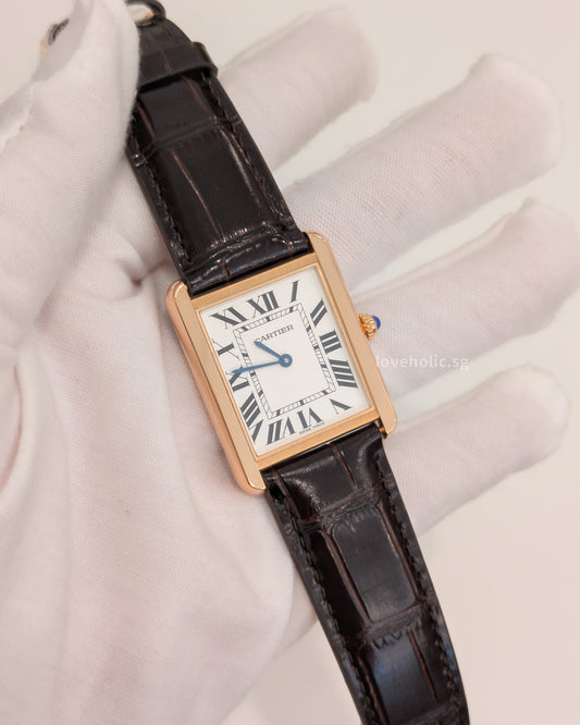 Cartier Tank Solo | W5200025 Steel & Rose Gold -model