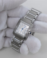 Cartier Tank Francaise Small Steel | WSTA0065 -front