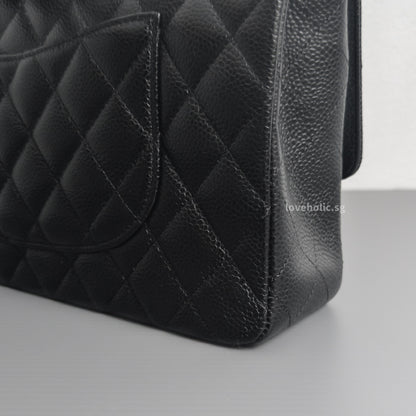 Classic Flap Medium | Black Caviar Gold Hardware