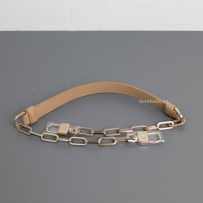 Dior Lady D-Joy Small | Biscuit Lambskin Light Gold Hardware-details