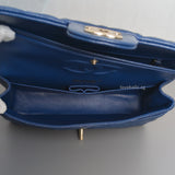 Classic Flap Medium | 19C Navy Blue Caviar Light Gold Hardware