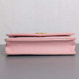 Chanel Chanel 19 Wallet on Chain | Pink Lambskin Multicolored Hardware-details