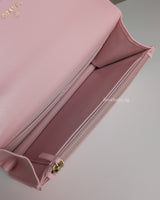 Chanel 19 Wallet on Chain | Pink Lambskin Multicolored Hardware