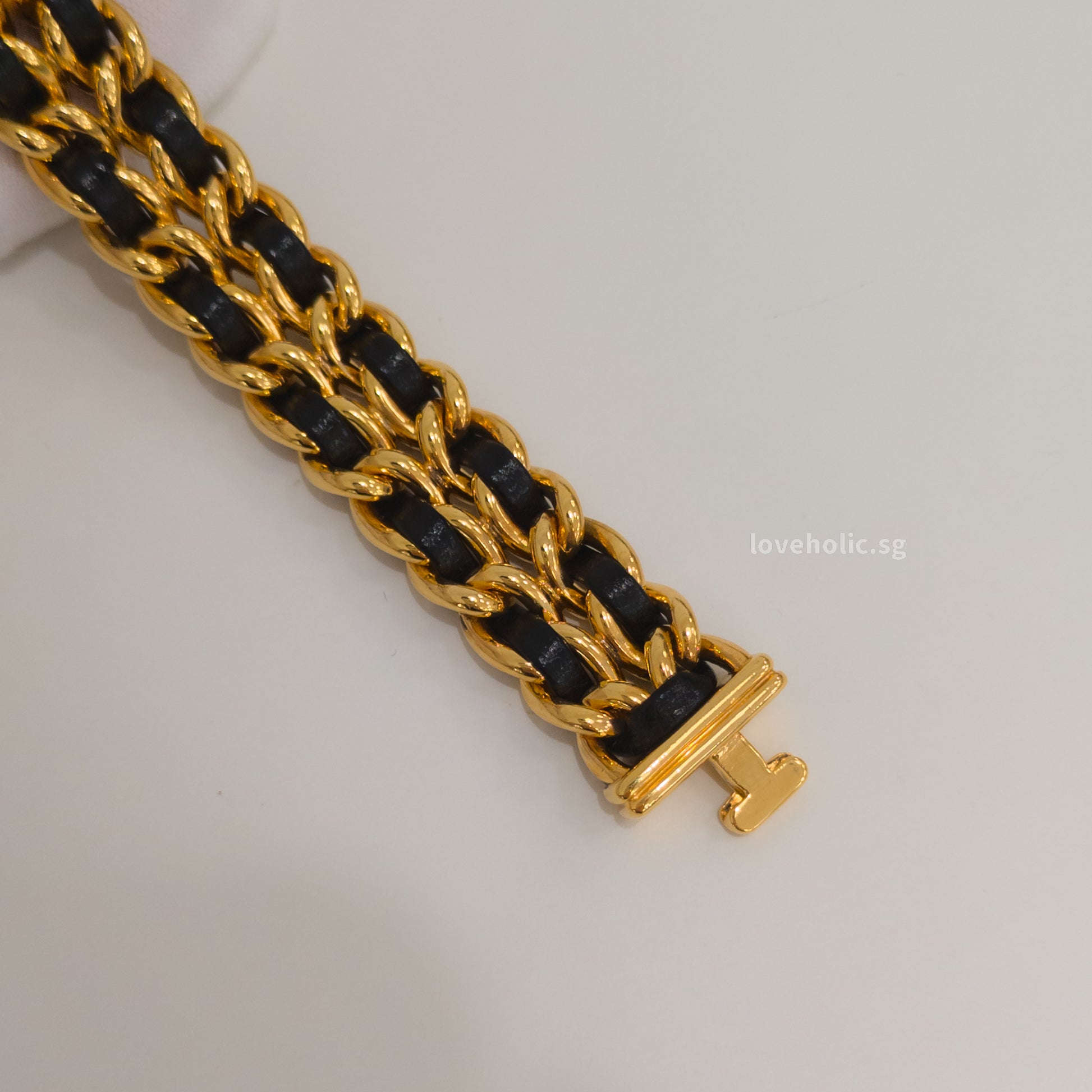 Chanel Vintage Premiere Watch 1987 Size L | 24K Gold Hardware-front1