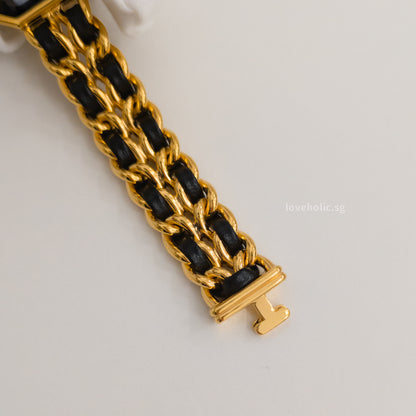 Chanel Vintage Premiere Watch 1987 Size M | 24K Gold Hardware-back
