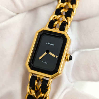 Chanel Vintage Premiere Watch 1987 Size S | 24K Gold Hardware-model