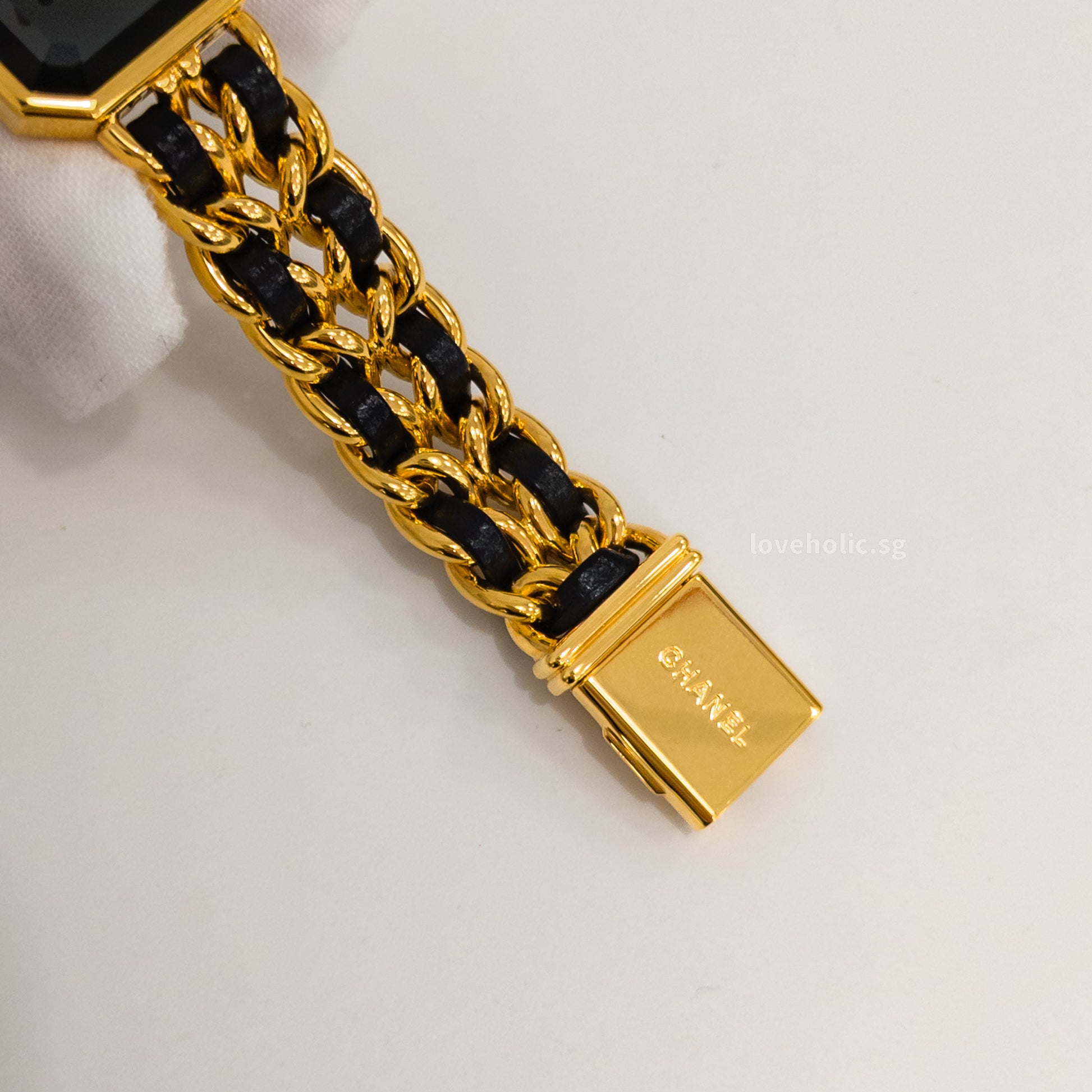 Chanel Vintage Premiere Watch 1987 Size S | 24K Gold Hardware-front1