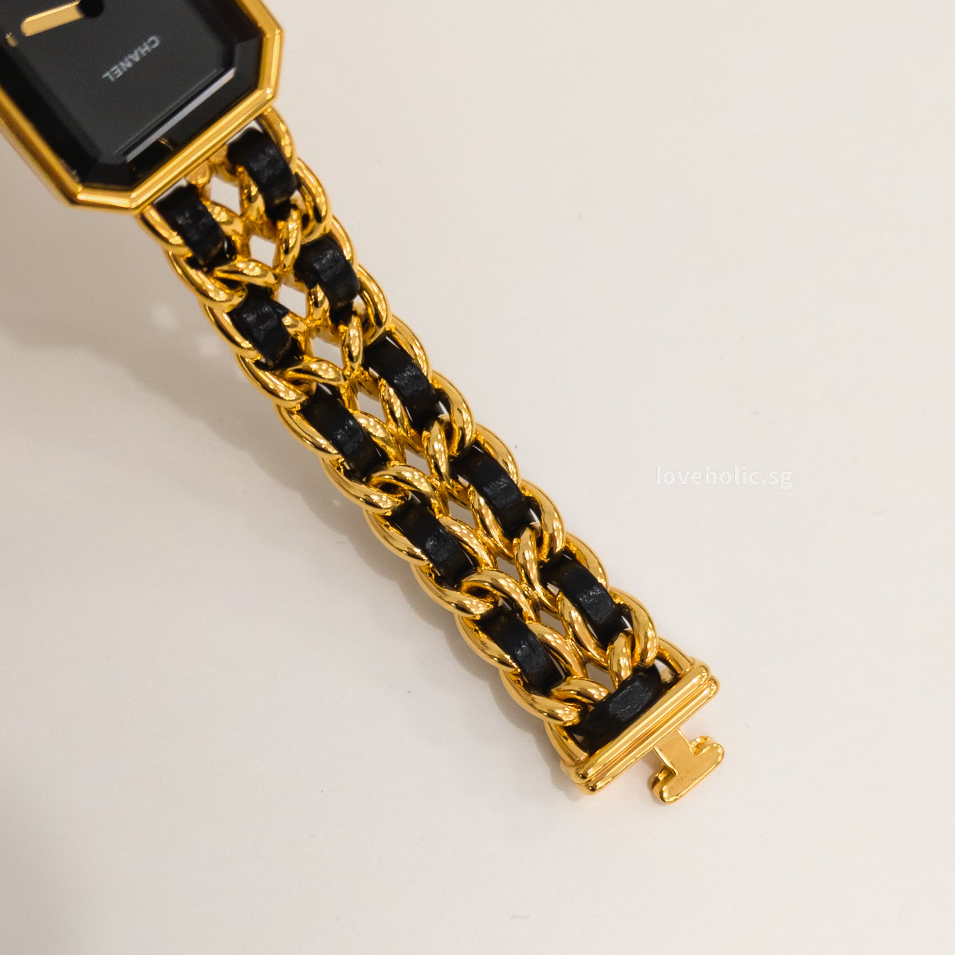 Chanel Vintage Premiere Watch 1987 Size S | 24K Gold Hardware-back