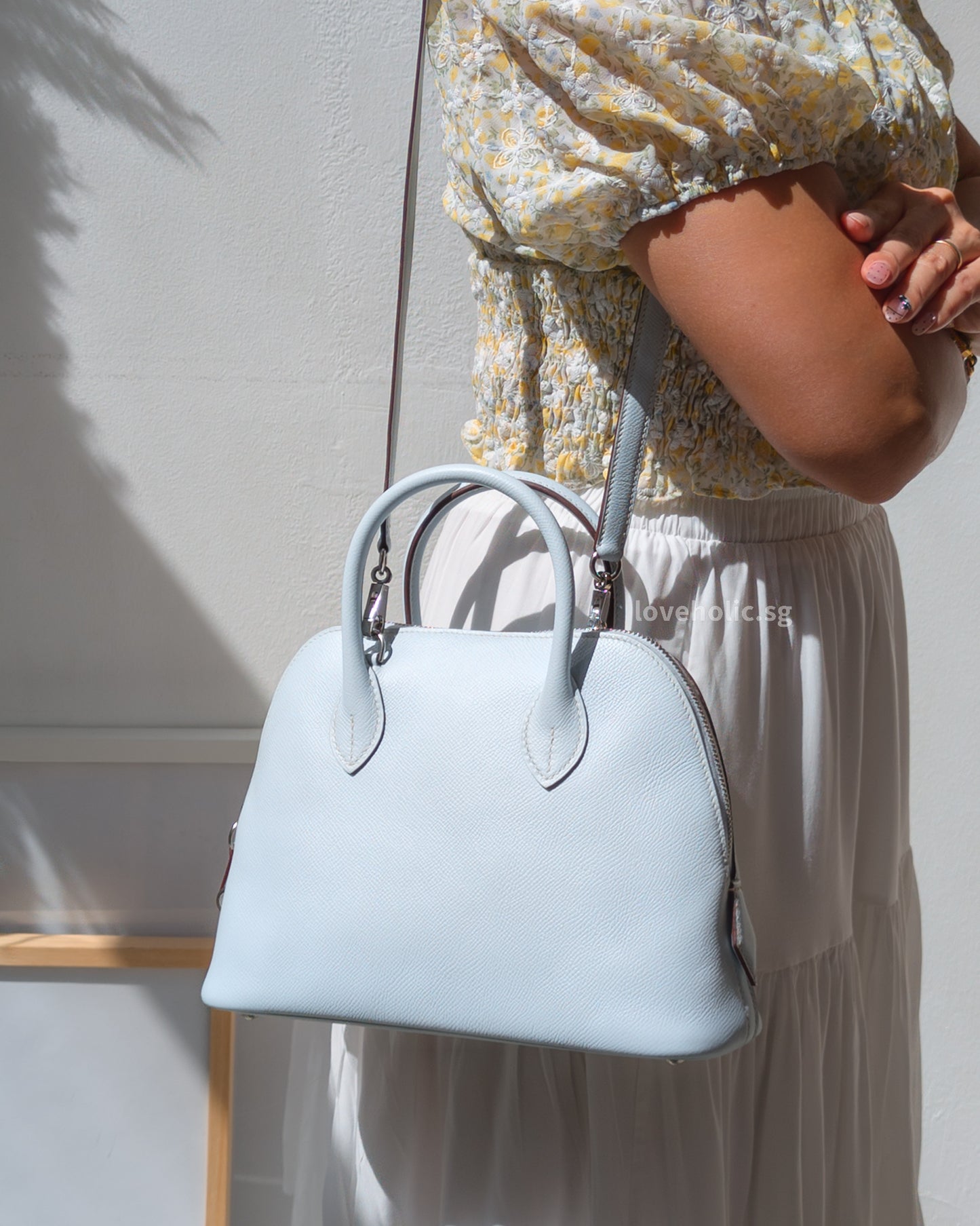 Bolide 25 | Blue Brume Epsom Palladium Hardware