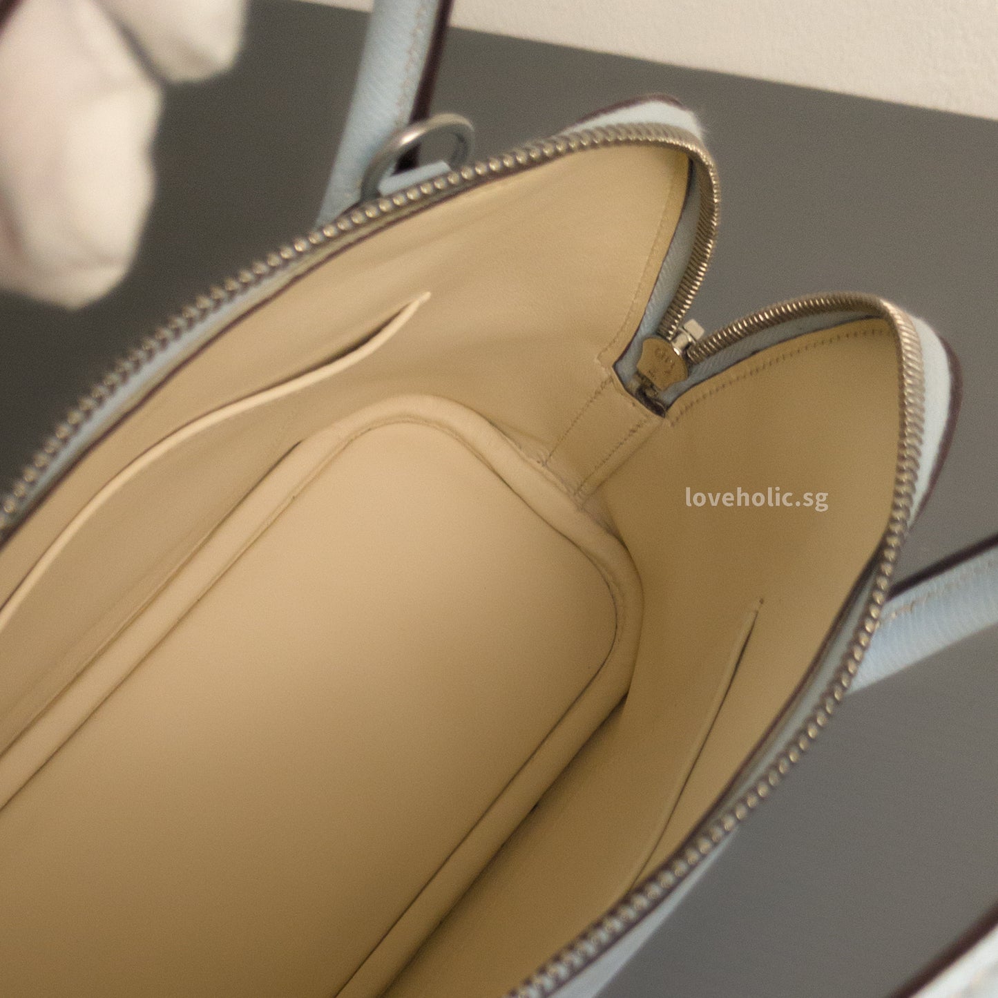 Bolide 25 | Blue Brume Epsom Palladium Hardware