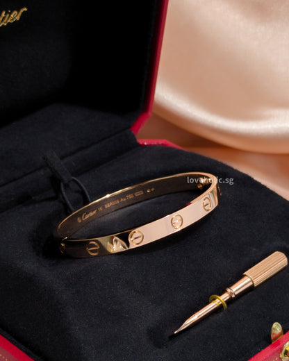 Cartier Love Bracelet Classic Size 16 | 18K Rose Gold-front