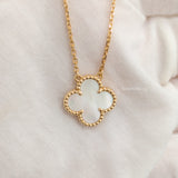 Van Cleef & Arpels VCA Vintage Alhambra Necklace Mother of Pearl 18K Gold-model