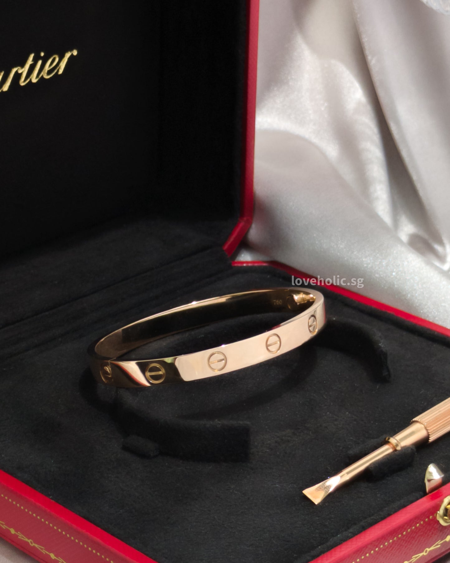Cartier Love Bracelet Classic Size 16 | 18K Rose Gold-front