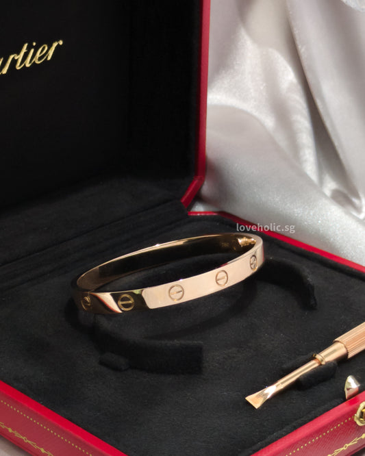 Cartier Love Bracelet Classic Size 16 | 18K Rose Gold-front