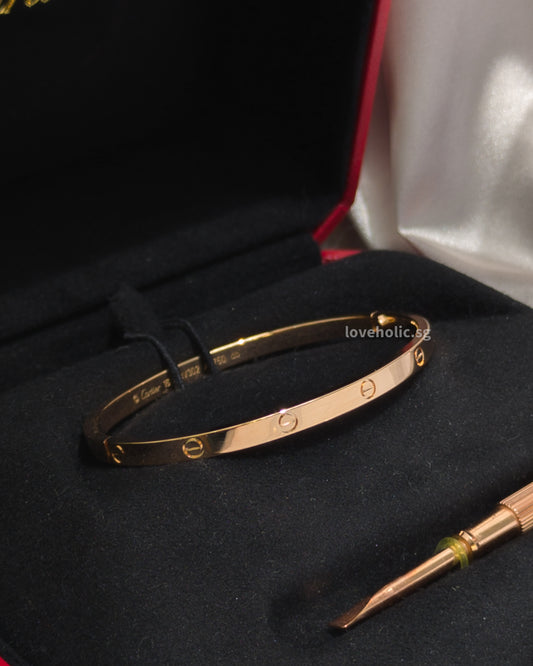Cartier Love Bracelet Small Size 16 | 18K Rose Gold-front