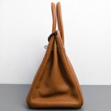 Hermes Birkin Retourne 30 | Gold Togo Palladium Hardware-details