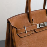 Hermes Birkin Retourne 30 | Gold Togo Palladium Hardware-details